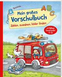 Vorderes Coverbild Mein großes Vorschulbuch – Zählen, zuordnen, Fehler finden