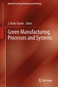 Vorderes Coverbild Green Manufacturing Processes and Systems