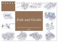 Vorderes Coverbild Erde und Geräte (Tischkalender 2025 DIN A5 quer), CALVENDO Monatskalender