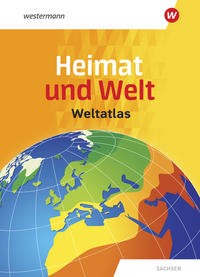 Vorderes Coverbild Heimat und Welt Weltatlas