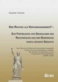 Vorderes Coverbild Der Richter als Verfassungsgeber? – Zur Fortbildung von Grundlagen des Rechtstaats und der Demokratie durch höchste Gerichte