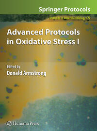 Vorderes Coverbild Advanced Protocols in Oxidative Stress I