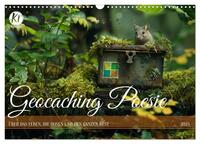 Vorderes Coverbild Geocaching Poesie (Wandkalender 2025 DIN A3 quer), CALVENDO Monatskalender
