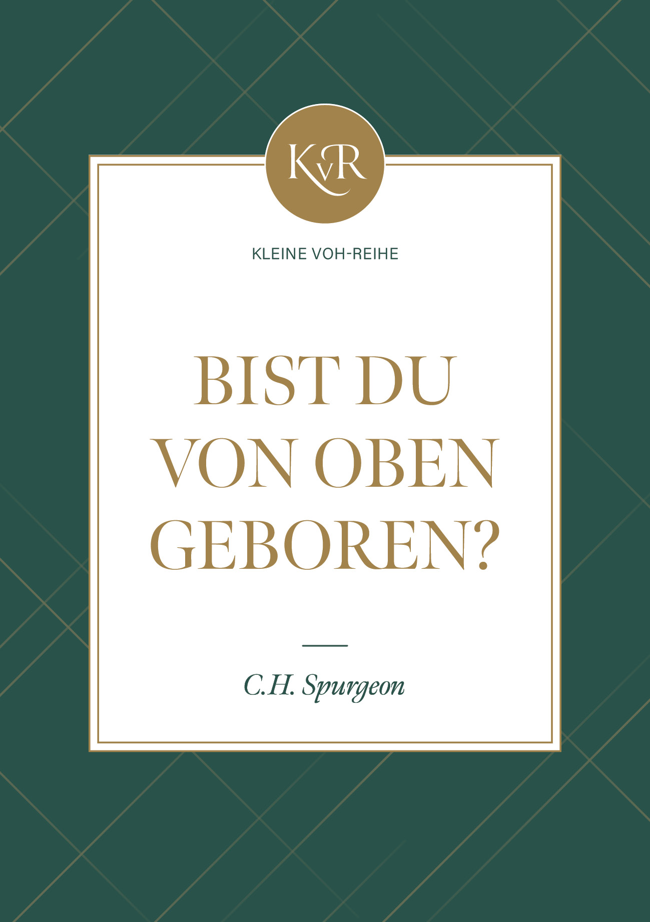 Anderes Coverbild Bist du von oben geboren?