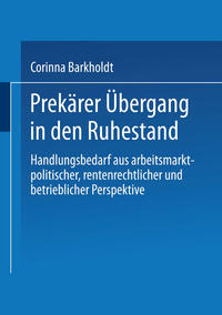 Vorderes Coverbild Prekärer Übergang in den Ruhestand