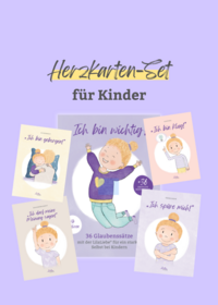 Vorderes Coverbild Herzkartenset "Ich bin wichtig!"