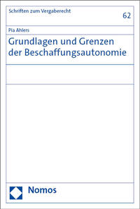 Vorderes Coverbild Grundlagen und Grenzen der Beschaffungsautonomie