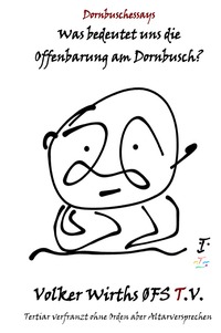 Vorderes Coverbild Dornbuschessays mit Nachwort zum Überdenken