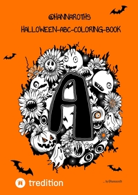 Vorderes Coverbild @hannaroths Halloween-ABC-Coloring-Book