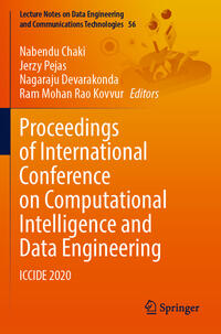 Vorderes Coverbild Proceedings of International Conference on Computational Intelligence and Data Engineering