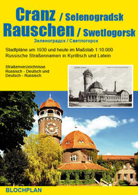 Vorderes Coverbild Stadtplan Cranz / Selenogradsk und Rauschen / Swetlogorsk