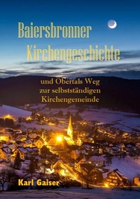 Vorderes Coverbild Baiersbronner Kirchengeschichte