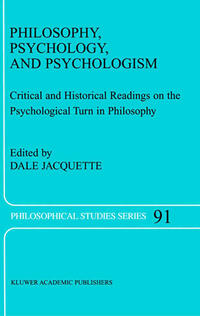 Vorderes Coverbild Philosophy, Psychology, and Psychologism