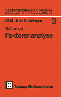 Vorderes Coverbild Faktorenanalyse