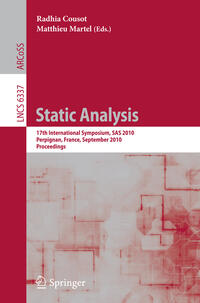 Vorderes Coverbild Static Analysis
