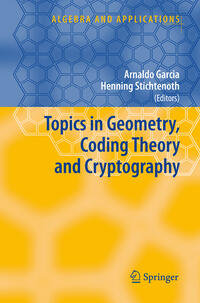 Vorderes Coverbild Topics in Geometry, Coding Theory and Cryptography