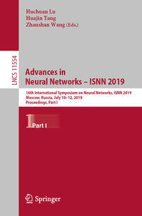 Vorderes Coverbild Advances in Neural Networks – ISNN 2019