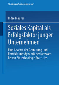Vorderes Coverbild Soziales Kapital als Erfolgsfaktor junger Unternehmen