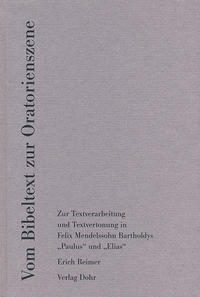 Vorderes Coverbild Vom Bibeltext zur Oratorienszene