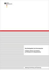 Vorderes Coverbild Das Arbeitsgebiet I der Kriminalpolizei