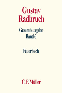 Vorderes Coverbild Gustav Radbruch Gesamtausgabe