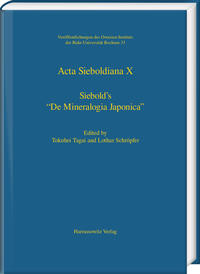 Vorderes Coverbild Siebold’s “De Mineralogica Japonica”