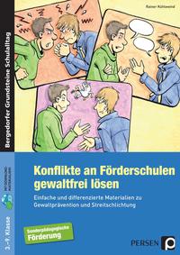 Vorderes Coverbild Konflikte an Förderschulen gewaltfrei lösen