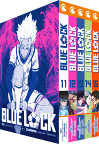 Vorderes Coverbild Blue Lock – Band 11-15 im Sammelschuber
