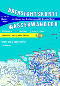 Vorderes Coverbild Übersichtskarte Wasserwandern