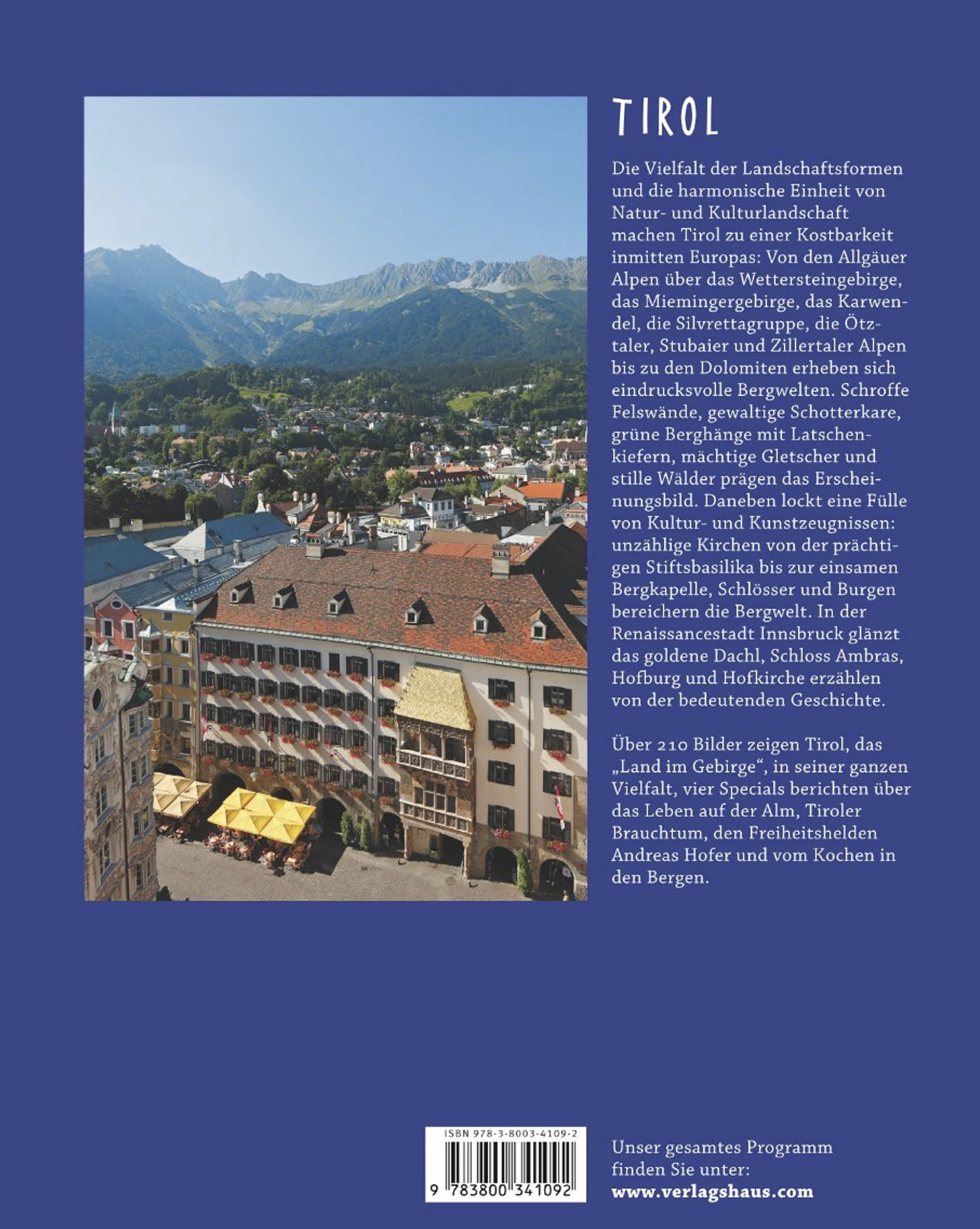 Rückseitencover Reise durch Tirol