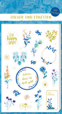 Vorderes Coverbild Sticker und Etiketten – Stickerbogen mit 100 Stickern