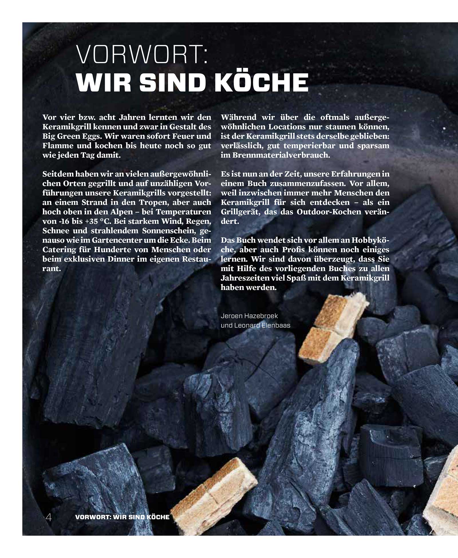 Beispielinhalt (Bild) Der Keramikgrill
