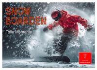 Vorderes Coverbild Snowboarden - tolle Momente (Wandkalender 2026 DIN A2 quer), CALVENDO Monatskalender