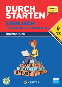 Vorderes Coverbild Durchstarten Englisch Textsortentraining. Übungsbuch AHS/BHS (inkl. E-Book)