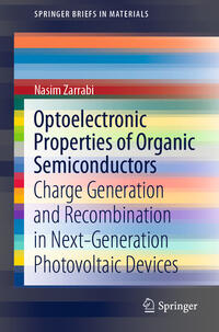 Vorderes Coverbild Optoelectronic Properties of Organic Semiconductors