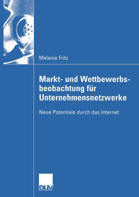 Vorderes Coverbild Markt- und Wettbewerbsbeobachtung für Unternehmensnetzwerke