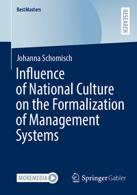 Vorderes Coverbild Influence of National Culture on the Formalization of Management Systems
