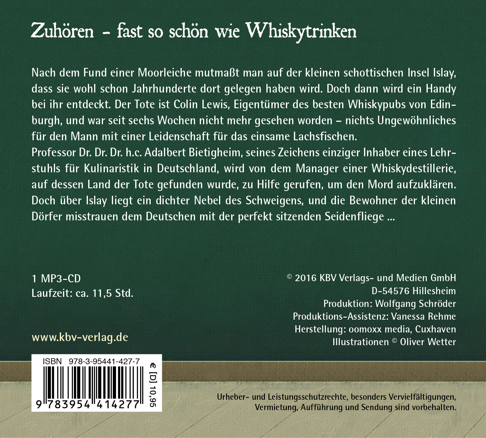 Rückseitencover Der letzte Whisky