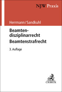 Vorderes Coverbild Beamtendisziplinarrecht - Beamtenstrafrecht