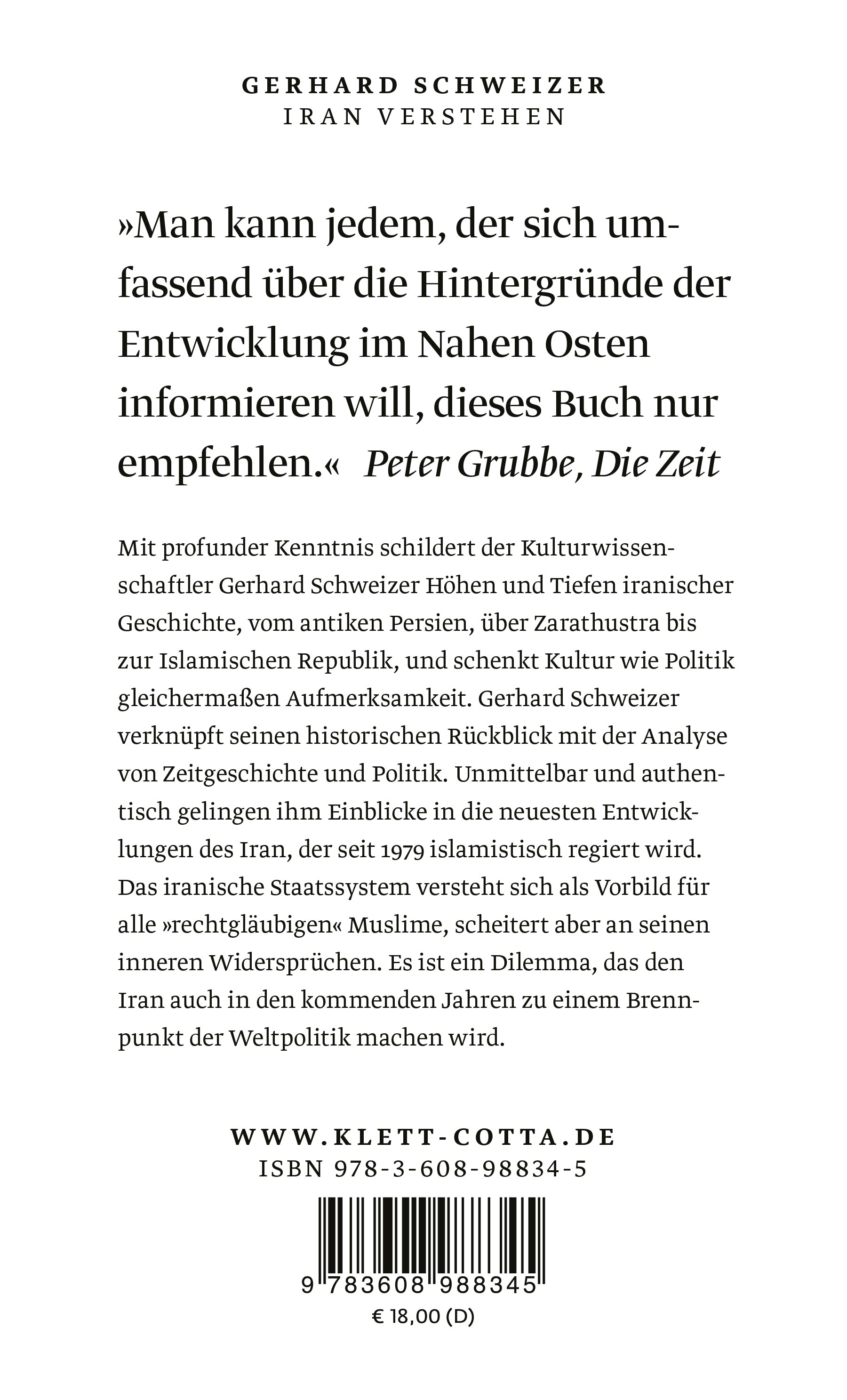 Rückseitencover Iran verstehen