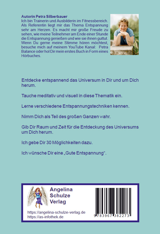 Rückseitencover Entdecke entspannt das Universum in Dir und um Dich herum