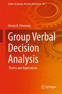 Vorderes Coverbild Group Verbal Decision Analysis