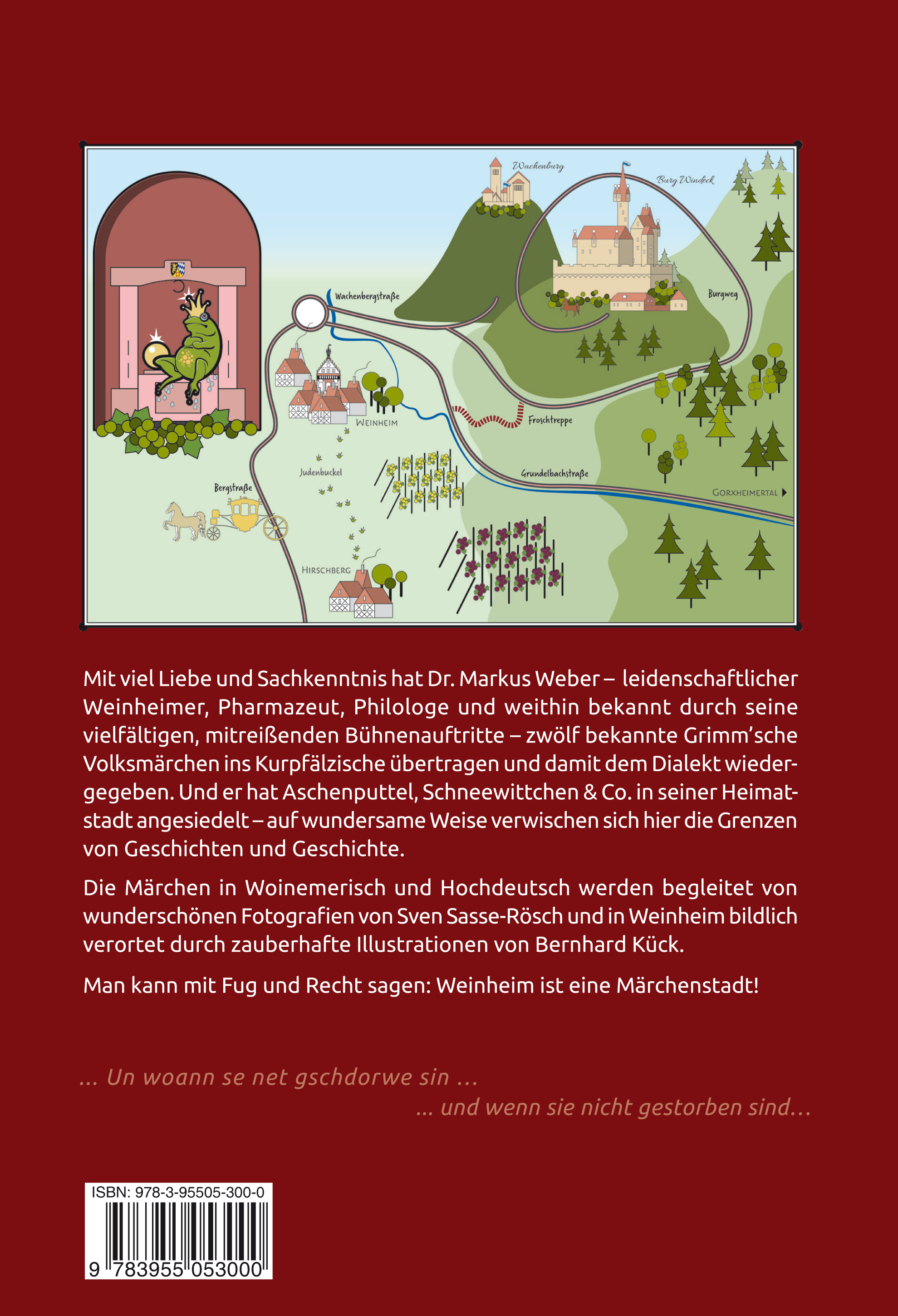 Rückseitencover Weinheimer Märchen frei nach den Brüdern Grimm