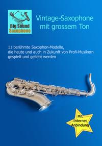 Vorderes Coverbild Vintage-Saxophone mit grossem Ton