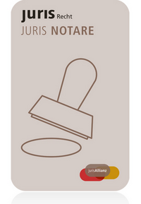 Vorderes Coverbild juris Notare Premium - Jahresabonnement
