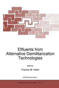 Vorderes Coverbild Effluents from Alternative Demilitarization Technologies