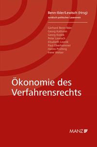 Vorderes Coverbild Ökonomie des Verfahrensrechts