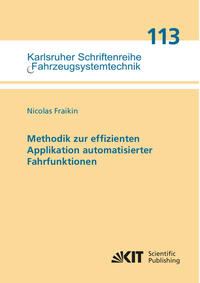 Vorderes Coverbild Methodik zur effizienten Applikation automatisierter Fahrfunktionen