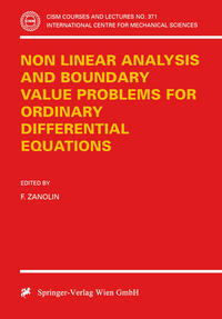Vorderes Coverbild Non Linear Analysis and Boundary Value Problems for Ordinary Differential Equations