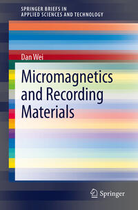 Vorderes Coverbild Micromagnetics and Recording Materials